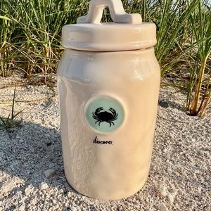 Rae Dunn by Magenta Coastal Life Canister - "DISCOVER"